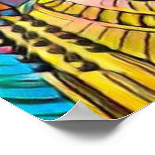 Nefertiti - Het Egyptische Poster voor de Koningin (Hoek)