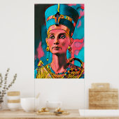 Nefertiti - Het Egyptische Poster voor de Koningin (Keuken)