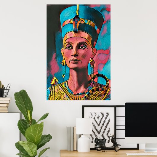Nefertiti - Het Egyptische Poster voor de Koningin (Thuiskantoor)