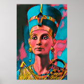 Nefertiti - Het Egyptische Poster voor de Koningin (Voorkant)
