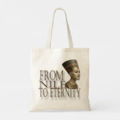 Nefertiti Hieroglyph Canvas tas (Achterkant)