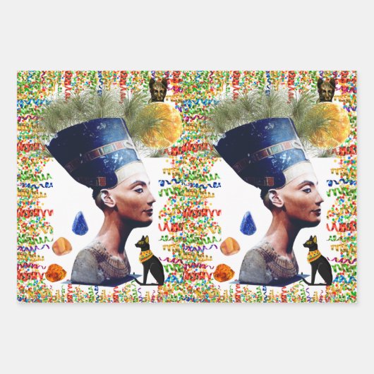 Nefertiti Inpakpapier Vel (Voorkant)