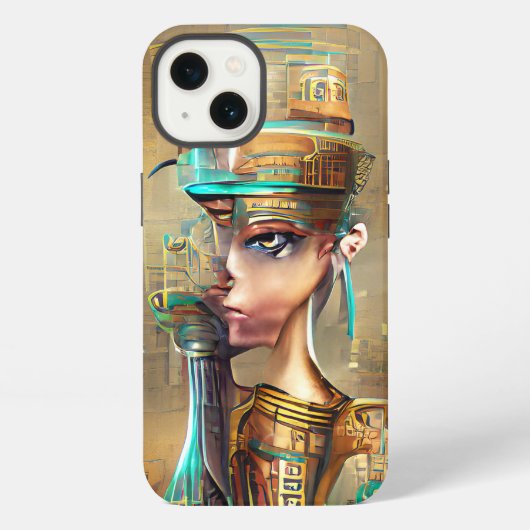 Nefertiti iPhone Hoesje (Achterkant)