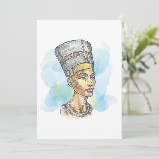 Nefertiti Kaart (Staand voorkant)