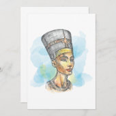 Nefertiti Kaart (Voorkant / Achterkant)