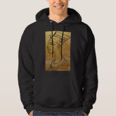 Nefertiti Mannen Pullover Hoodie (Voorkant)