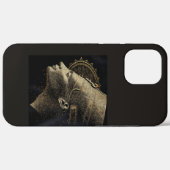 Nefertiti Moderne Silhouette Lijnkunst Case-Mate iPhone Case (Achterkant (horizontaal))