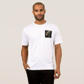 Nefertiti Moderne Silhouette Lijnkunst T-shirt (Voorkant volledig)