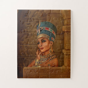 Nefertiti - Neferneferuaten de Egyptische koningin Legpuzzel