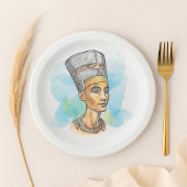 Nefertiti Papieren Bordje