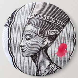 Nefertiti Pin Ronde Button 6,0 Cm