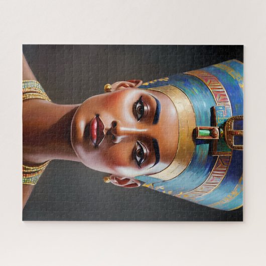Nefertiti Portret Originele kunst Legpuzzel (Horizontaal)
