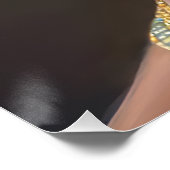 Nefertiti Portret Originele kunst Perfect Poster (Hoek)