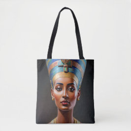 Nefertiti Portret Originele kunst Tote Bag