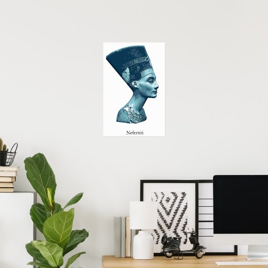 Nefertiti Poster (Thuiskantoor)