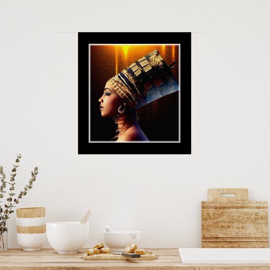 Nefertiti Poster (Keuken)