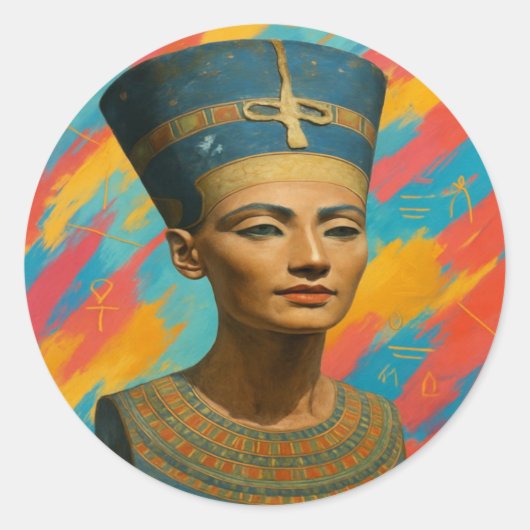 Nefertiti Royal Sticker Sheet (Voorkant)