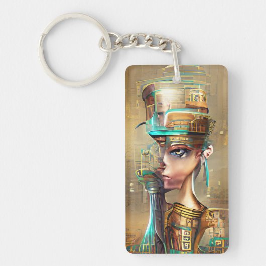 Nefertiti Sleutelhanger (Voorkant)