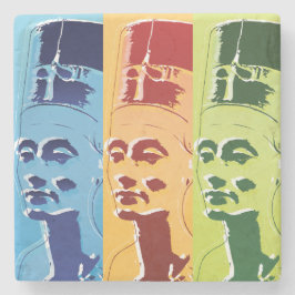 Nefertiti Stenen Onderzetter