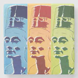 Nefertiti Stenen Onderzetter