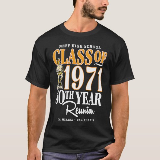 NEFF HIGH SCHOOL CLASS REUNION NHS 046 T-SHIRT (Voorkant)