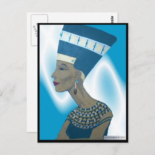 NEFFERTITTI-BRIEFKAARTEN BRIEFKAART (Voorkant / Achterkant)