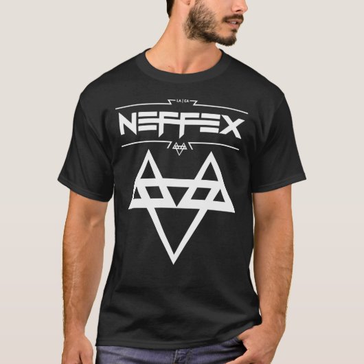 NEFFEX 2 Logo White   T-shirt (Voorkant)
