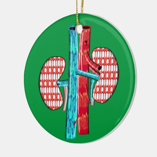 Nefrologie Arterie Nierontwerp Keramisch Ornament (Links)