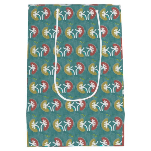 Nefrologie Arterie Nierontwerp Medium Cadeauzakje (Achterkant)