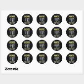Nefrologie nurse Good Dialyse Nu Ronde Sticker (Vel)