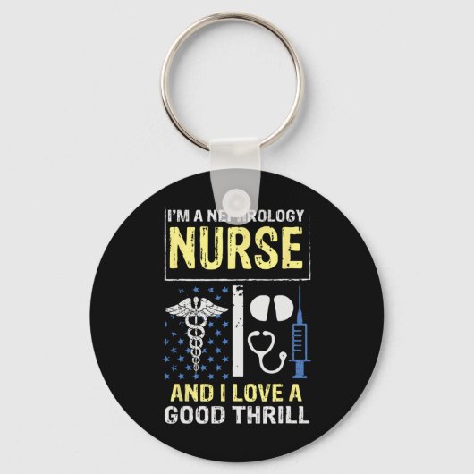 Nefrologie nurse Good Dialyse Nu Sleutelhanger (Voorkant)