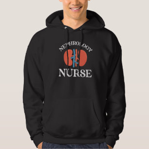 Nefrologie Nurse Medicinal Dialysis Nursing RN Hoodie
