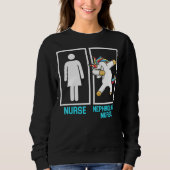 Nefrologie Nurse Unicorn Dialyse Nurzing Rn Trui (Voorkant)