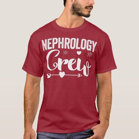 Nefrologie Squad Nephrology Dialyse Nursing T-shirt (Voorkant)