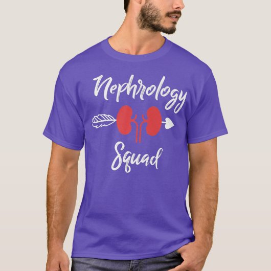 Nefrologie Squad t-shirt Nefrologie Dialyse Verple (Voorkant)
