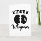 Nefrologie Tech Kidney Whisperer Dialyse Nurse Kaart (Voorkant)