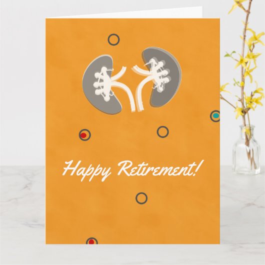 Nefrologie Uittredingskunsten Nierontwerp Kaart (Gele Bloem)