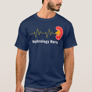 Nefrologie Verpleegkunde Gift RN Nieren Hartslag T-shirt