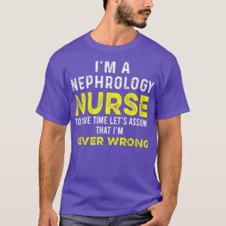 Nefrologie Verpleegkundige Dialyse Verpleegkunde R T-shirt