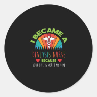 Nefrologie Verpleegkundige Quote Dialyse Geregistr Ronde Sticker