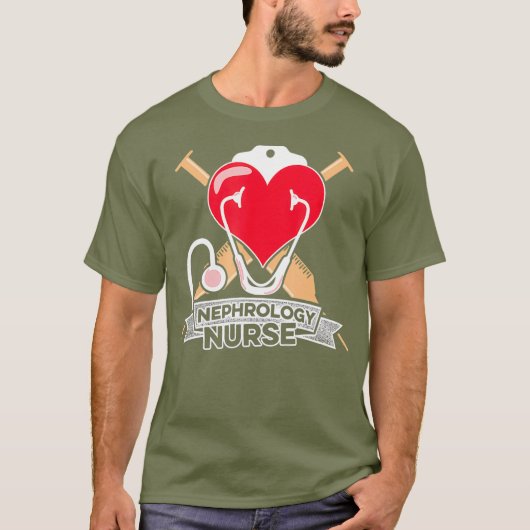 Nefrologie Verpleegkundige Therapeutische Dialyse T-shirt (Voorkant)