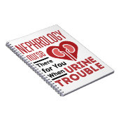 Nefrologie verpleegster bij urineproblemen notitieboek (Rechterzijde)