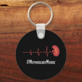 Nefrologie Zenuwstelsel Hartslag Dialyse Nurzing R Sleutelhanger (Voorkant)