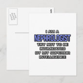 Nefroloog Joke ... Superieure intelligentie Briefkaart (Voorkant / Achterkant)