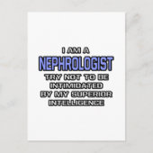 Nefroloog Joke ... Superieure intelligentie Briefkaart (Voorkant)