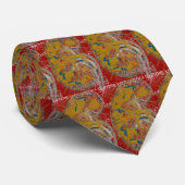 Nefroloog Necktie "De nieren" Waterverf Art Stropdas (Opgerold)