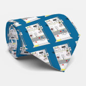 Nefroloog Necktie, dialysemachine Stropdas (Opgerold)