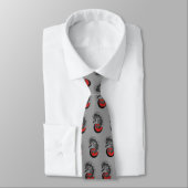 Nefroloog Necktie, grijze potloodkunst Stropdas (Gebonden)