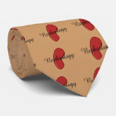 Nefroloog Necktie, uniek nierenontwerp Stropdas (Opgerold)