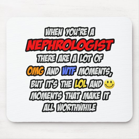 Nefroloog.. OMG WTF LOL Muismat (Voorkant)